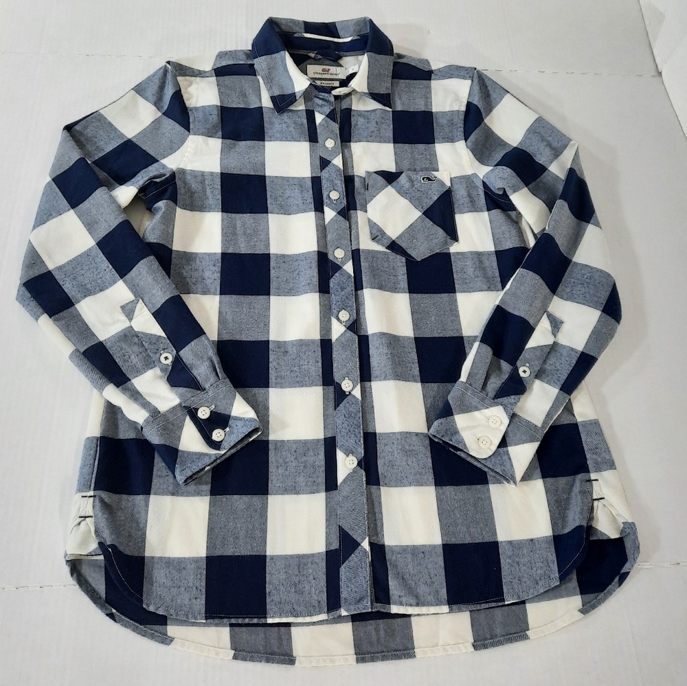 Vineyard Vines Buffalo Check Chilmark Relaxed Flannel Shirt